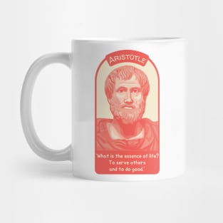 Aristotle Portrait and Quote Mug